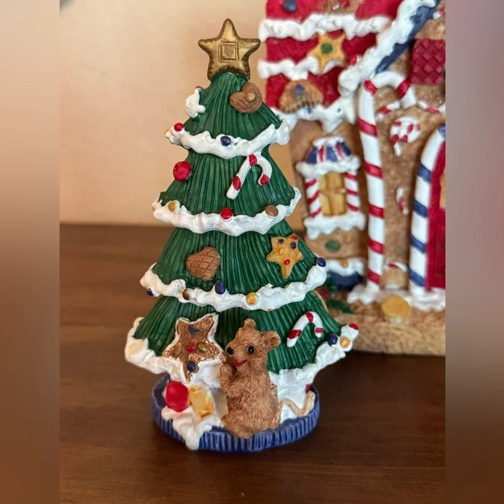 Vintage 3PC Gingerbread house set